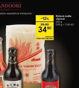 Tesco Rýžové nudle vlasové nabídka