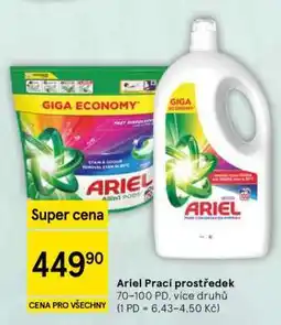 Tesco Ariel prací prostředek nabídka