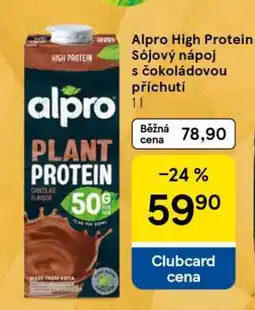 Tesco Alpro High Protein Sójový nápoj s čokoládovou příchutí nabídka