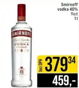 Jip Smirnoff vodka 40% Red nabídka