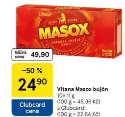 Tesco Vitana Masox bujón nabídka