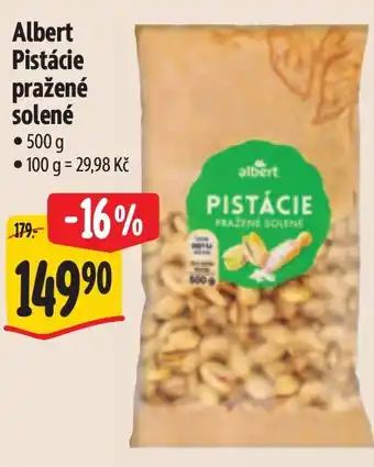 Albert Albert Pistácie pražené solené nabídka