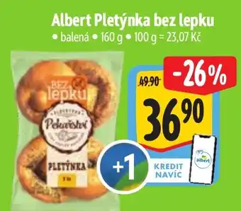 Albert Albert Pletýnka bez lepku nabídka