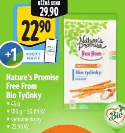 Albert Nature's Promise free from Bio tyčinky nabídka