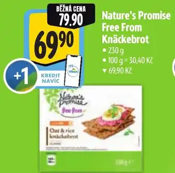Albert Nature's Promise Free From Knäckebrot nabídka