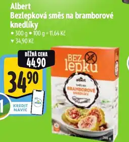 Albert Albert Bezlepková směs na bramborové knedlíky nabídka
