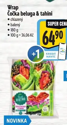 Albert Wrap Čočka beluga & tahini nabídka