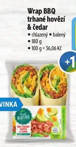 Albert Wrap BBQ trhané hovězí & čedar nabídka