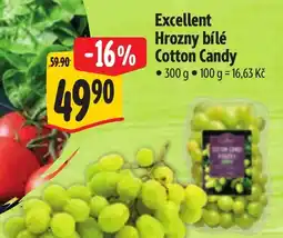 Albert Excellent Hrozny bílé Cotton Candy nabídka
