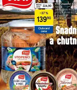 Tesco Viva utopenci XXL, 1550 g. pevný podíl 912 g nabídka