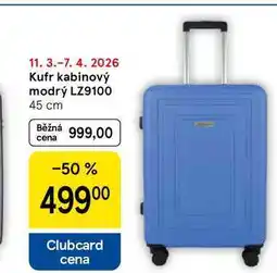 Tesco Kufr kabinový modrý LZ9100, 45 cm nabídka