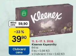 Tesco Kleenex Kapesníky, 64 ks nabídka