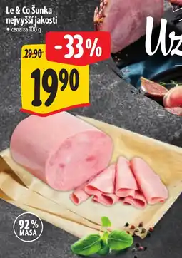 Albert Le & Co Šunka nejvyšší jakosti nabídka