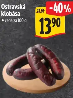 Albert Ostravská klobása nabídka