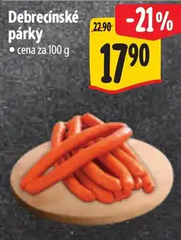 Albert Debrecínské párky nabídka