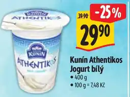 Albert Kunin Athentikos Jogurt bílý nabídka