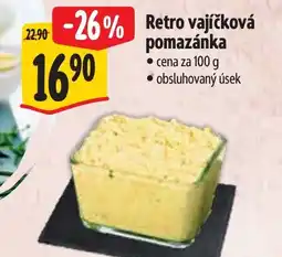 Albert Retro vajíčková pomazánka nabídka