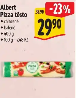 Albert Albert Pizza těsto nabídka