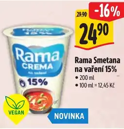 Albert Rama Smetana na vaření 15% nabídka