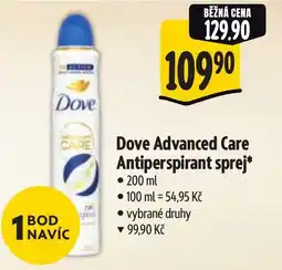 Albert Dove Advanced Care Antiperspirant sprej nabídka