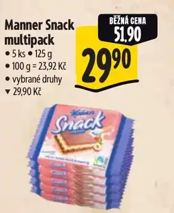 Albert Manner Snack multipack nabídka