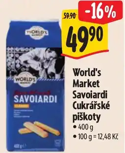 Albert World's Market Savoiardi Cukrářské piškoty nabídka