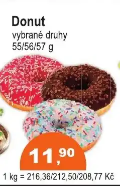 COOP DISKONT Donut nabídka