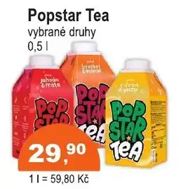 COOP DISKONT Popstar tea nabídka