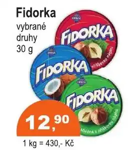 COOP DISKONT FIDORKA nabídka