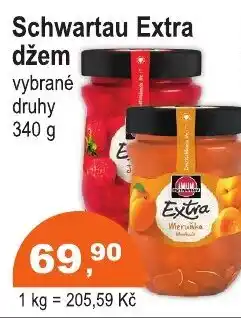 COOP DISKONT Schwartau extra džem nabídka
