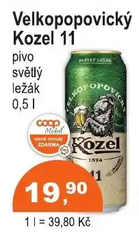 COOP DISKONT Velkopopovický kozel 11 nabídka