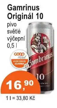 COOP DISKONT GAMRINUS Originál 10 nabídka