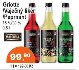 COOP DISKONT Griotte naječný likér /peprmint nabídka