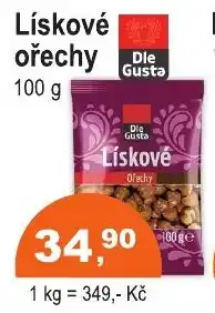 COOP DISKONT Lískové ořechy nabídka