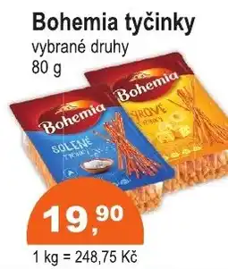 COOP DISKONT BOHEMIA Tyčinky nabídka