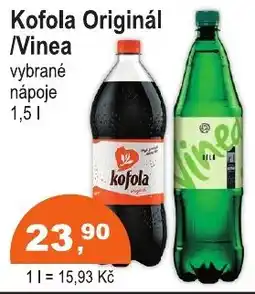 COOP DISKONT Kofola originál / vinea nabídka