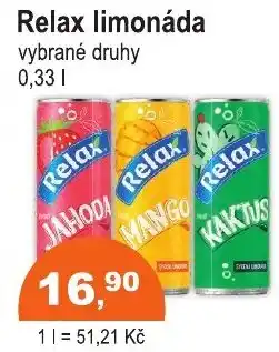 COOP DISKONT RELAX Limonáda nabídka