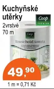 COOP DISKONT Kuchyňské utěrky nabídka