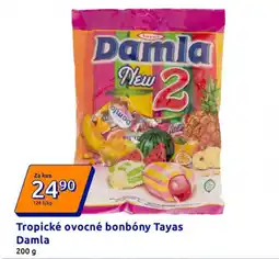 Action Tropické ovocné bonbóny tayas damla nabídka
