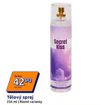 Action Tělový sprej nabídka