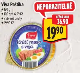 Albert Viva Paštika nabídka