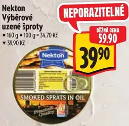 Albert Nekton Výběrové uzené šproty nabídka