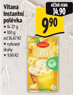 Albert Vitana Instantní polévka nabídka