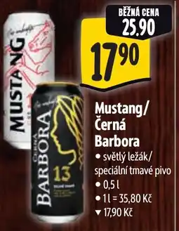Albert Mustang/ Černá Barbora nabídka