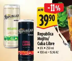 Albert Republica Mojito/ Cuba Libre nabídka