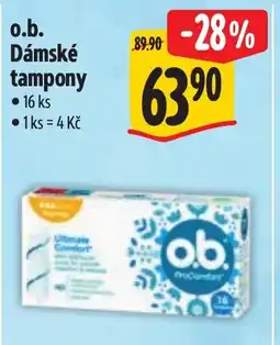 Albert O.b. Dámské tampony nabídka