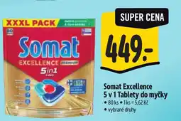 Albert Somat Excellence 5 v 1 Tablety do myčky nabídka