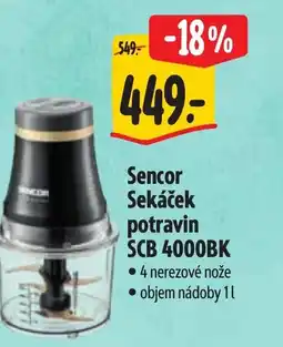 Albert Sencor Sekáček potravin SCB 4000BK nabídka