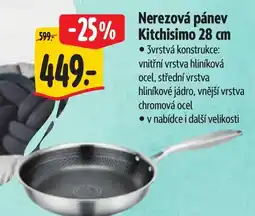 Albert Nerezová pánev Kitchisimo 28 cm nabídka