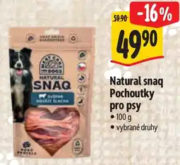 Albert Natural snaq Pochoutky pro psy nabídka